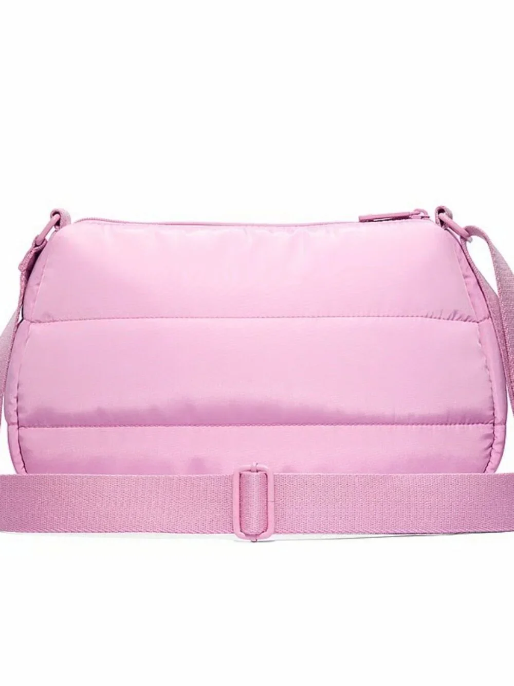 PINK Quilted Puﬀer Hush Lilac Mini Hobo Bag NWT